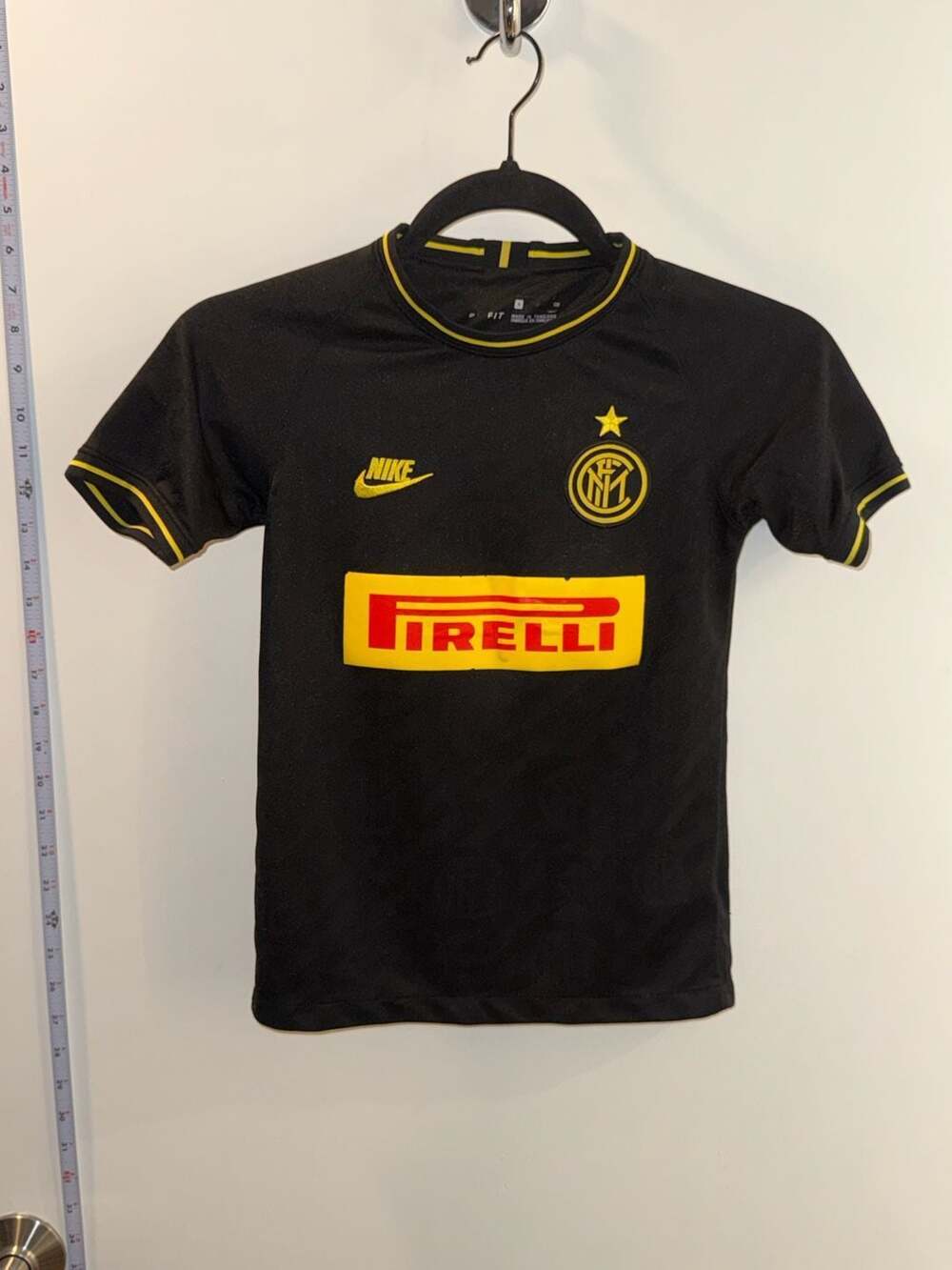 Nike Inter Milan 2019-20 Third Jersey Pirelli Sponsor Black boys Size S